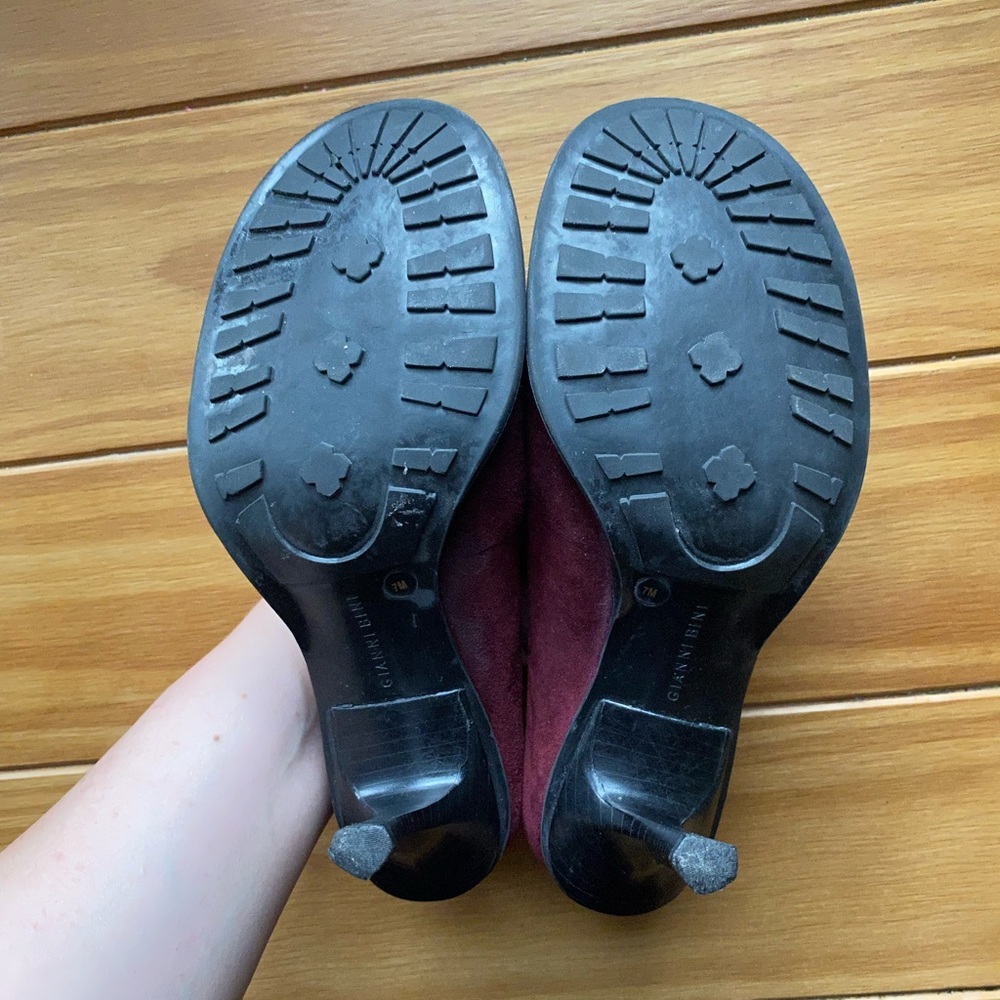 Gianni Bini heels, Penny loafer style, 3” heels, maroon, size 7 - Picture 11 of 16